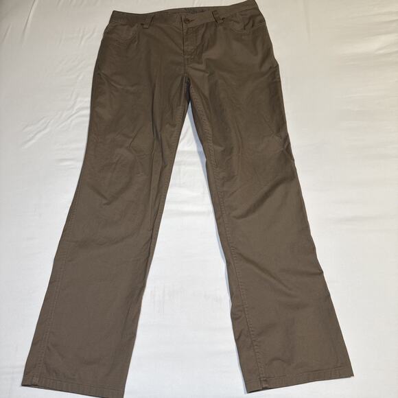 Toad & Co Mission Ridge 5 Pocket Lean Brown Pants Organic Cotton Mens 36X32 EUC - Picture 1 of 14